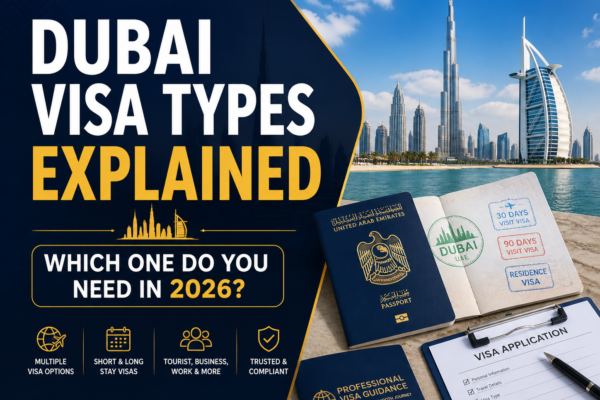 Dubai Visa Types Explained: Which One Do You Need in 2026?