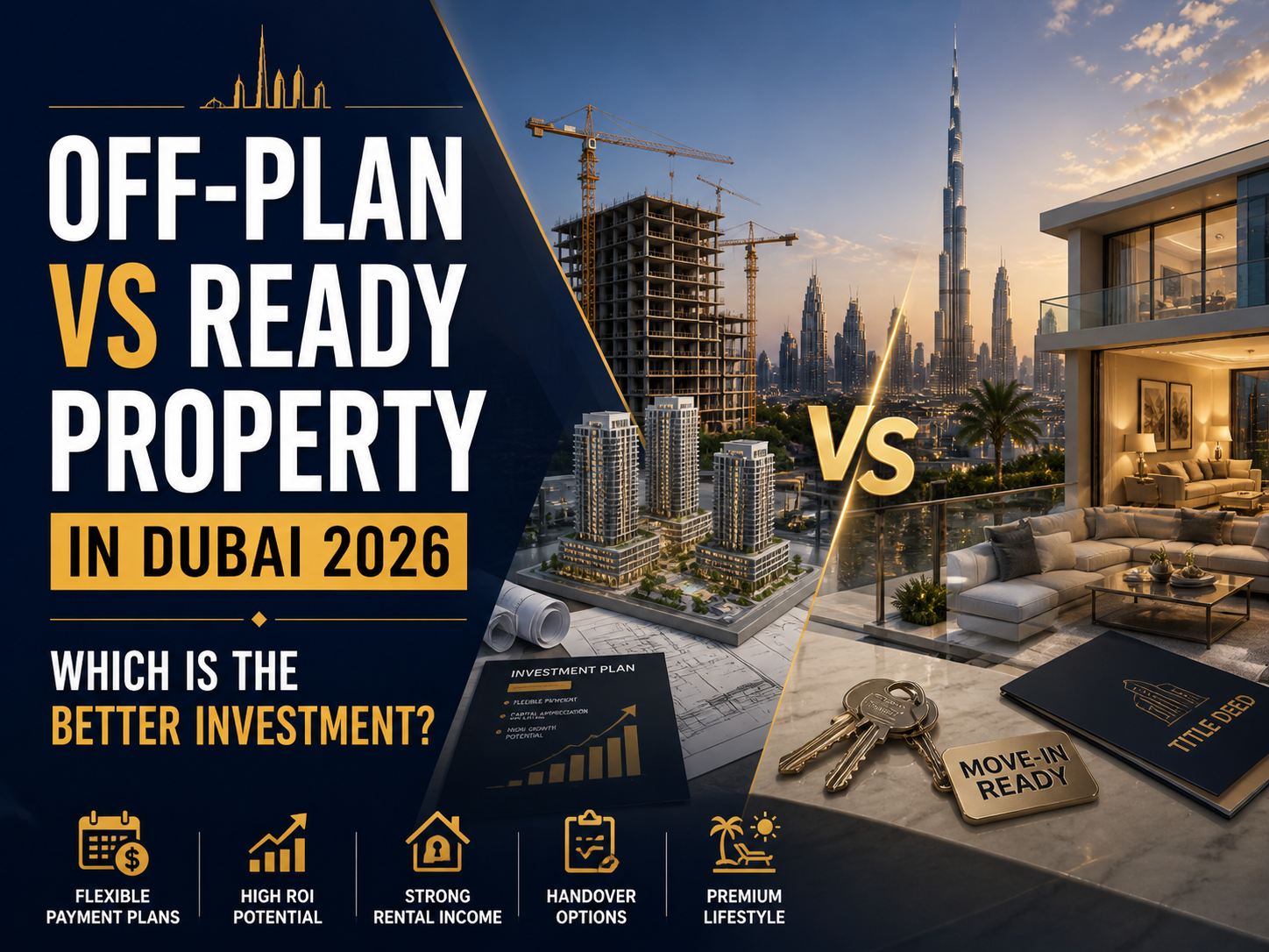 Off-Plan vs Ready Property in Dubai 2026 Which Is the Better Investment