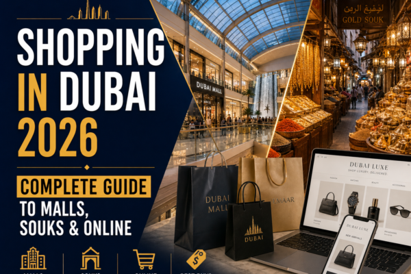 Shopping in Dubai 2026 - Complete Guide to Malls, Souks & Online